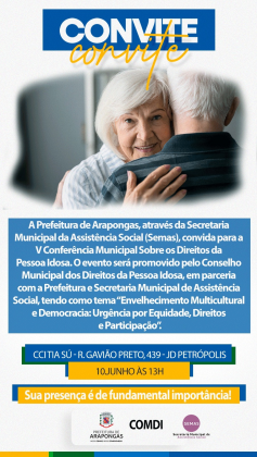 Conferência Municipal Direitos do Idoso
