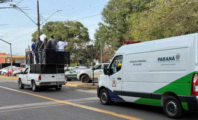 vacinação itinerante e desfile zé gotinha
