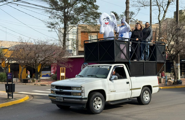 vacinação itinerante e desfile zé gotinha