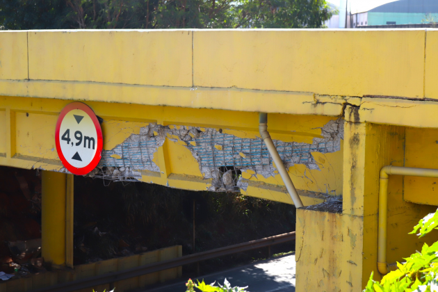 vistoria viaduto guaratinga trevão
